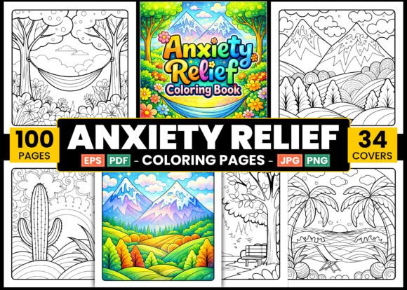 Download Anxiety Relief Coloring Pages for Adults - Anxiety relief Collection