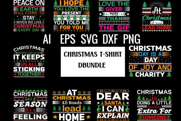 Download Christmas T-shirt Bundle Design - Shirt Collection