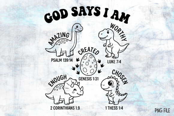 Download God Says I Am Boys Tshirt PNG, Kids PNG - Shirt Collection