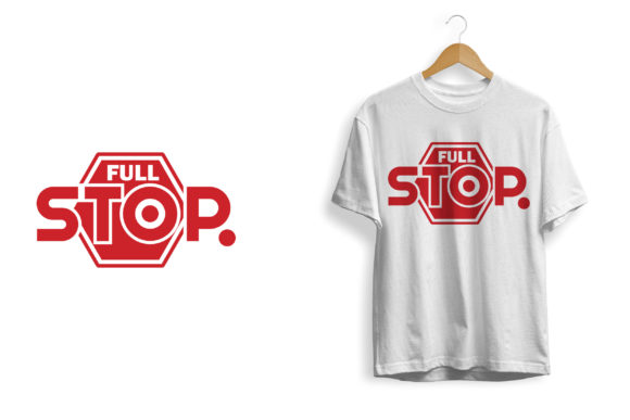 Download Full Stop Tshirt Design Print Ready - Shirt Collection