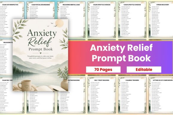 Download Anxiety Relief Prompt Book - Anxiety relief Collection