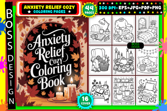 Download Anxiety Relief Cozy Coloring Pages - Anxiety relief Collection