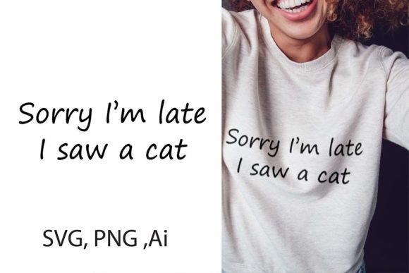 Download Cat Funny T-shirt Design (Ai, SVG, PNG) - Shirt Collection