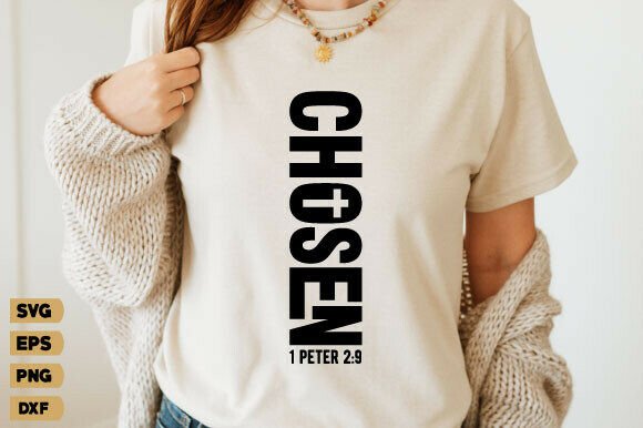Download Chosen Svg Png, Christian T Shirt - Shirt Collection