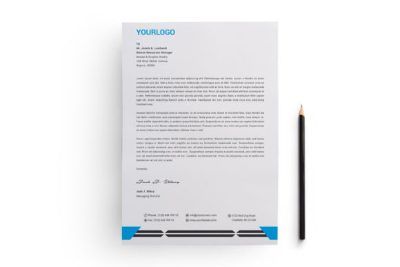 Download Print Ready Letterhead Template | Vector - Print ready Collection