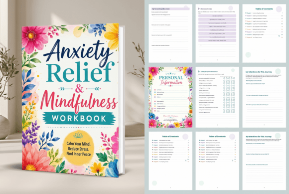 Download Anxiety Relief &amp; Mindfulness Workbook - Anxiety relief Collection